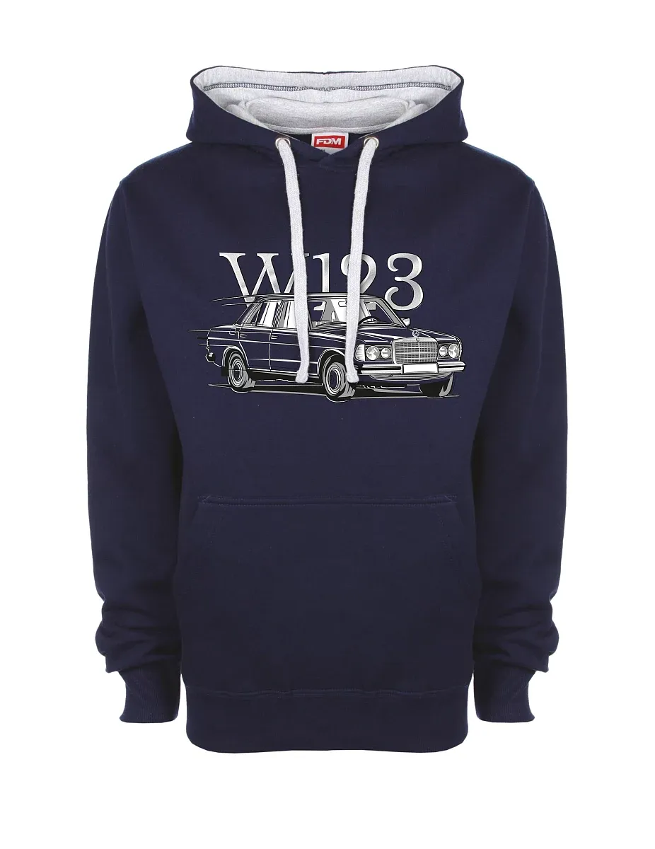Bluza szaro-królewsko niebieska W123