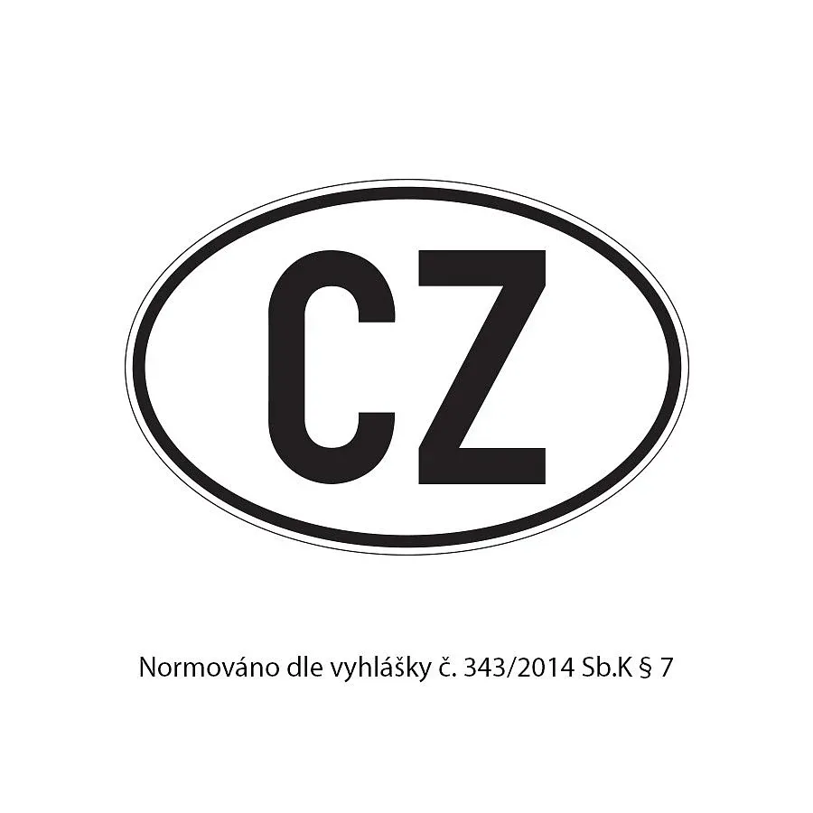 CZ naklejka duża