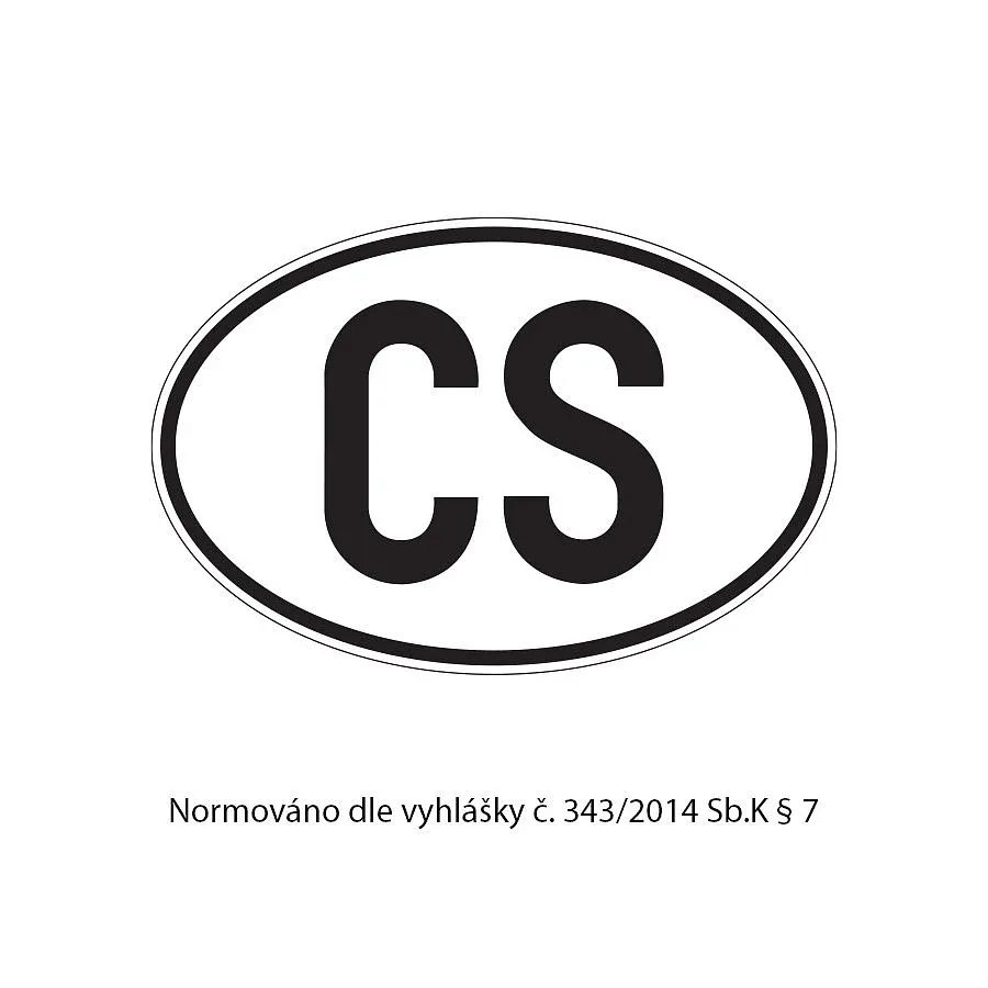 CS naklejka duża