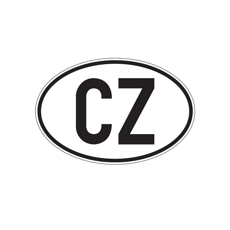 CZ naklejka mała