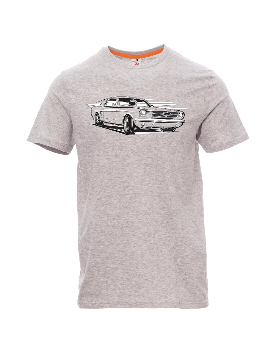 Męski t-shirt szary melanż Mustang
