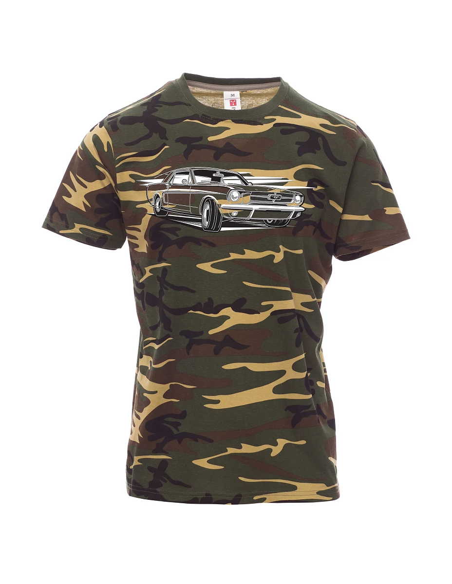 Męski t-shirt kamuflażMustang
