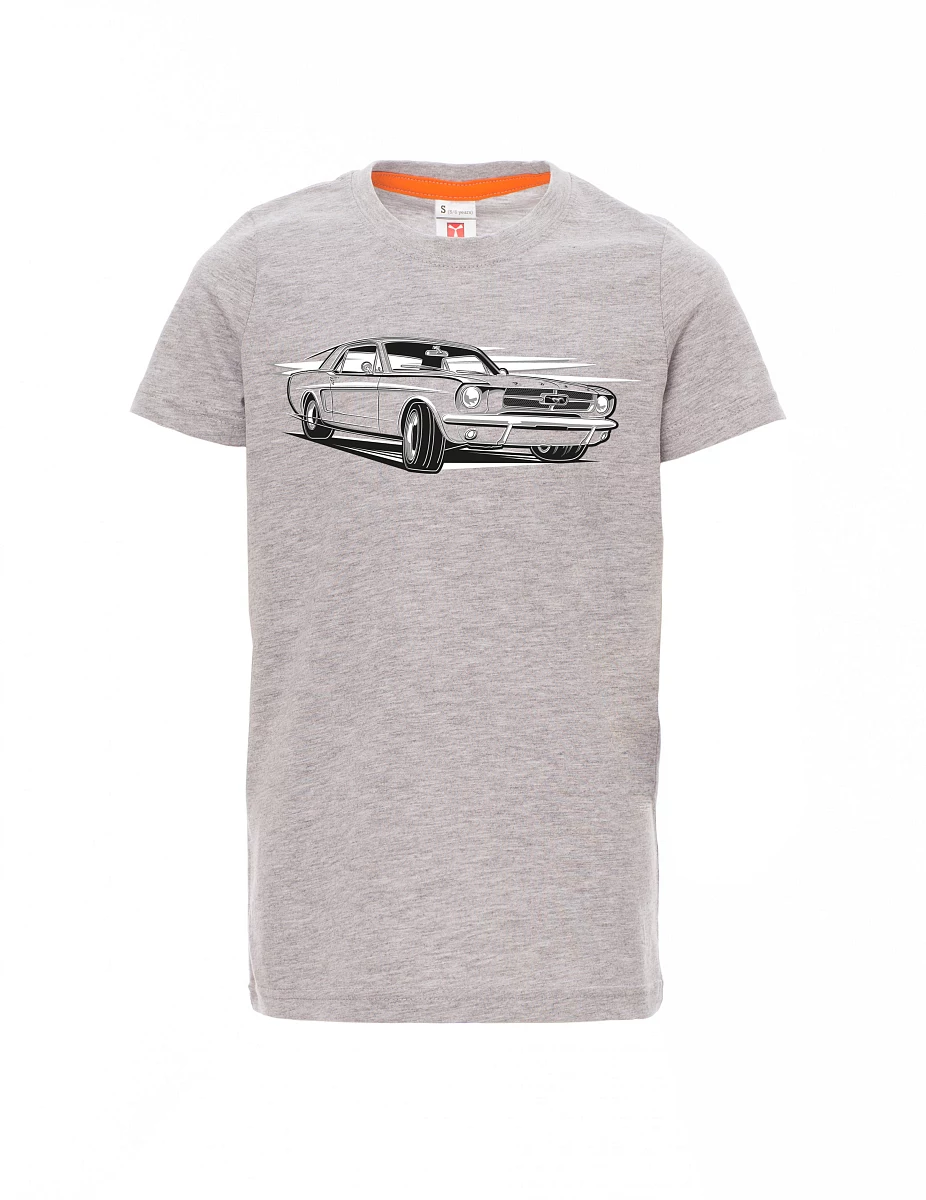 Dziecięcy t-shirt szary melange Mustang