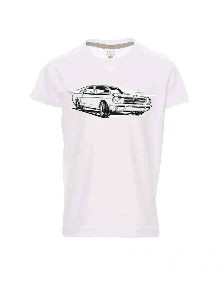 Dziecięcy t-shirt biały Mustang