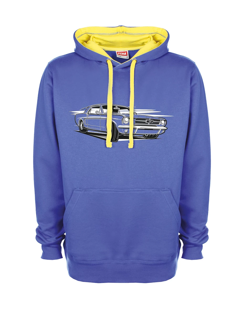 Bluza żółto-niebieska Mustang