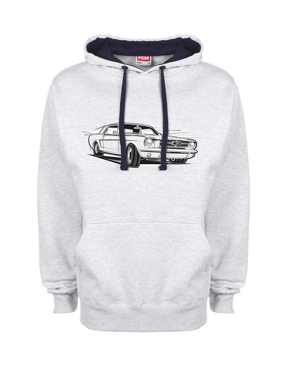 Bluza niebiesko-szara Mustang