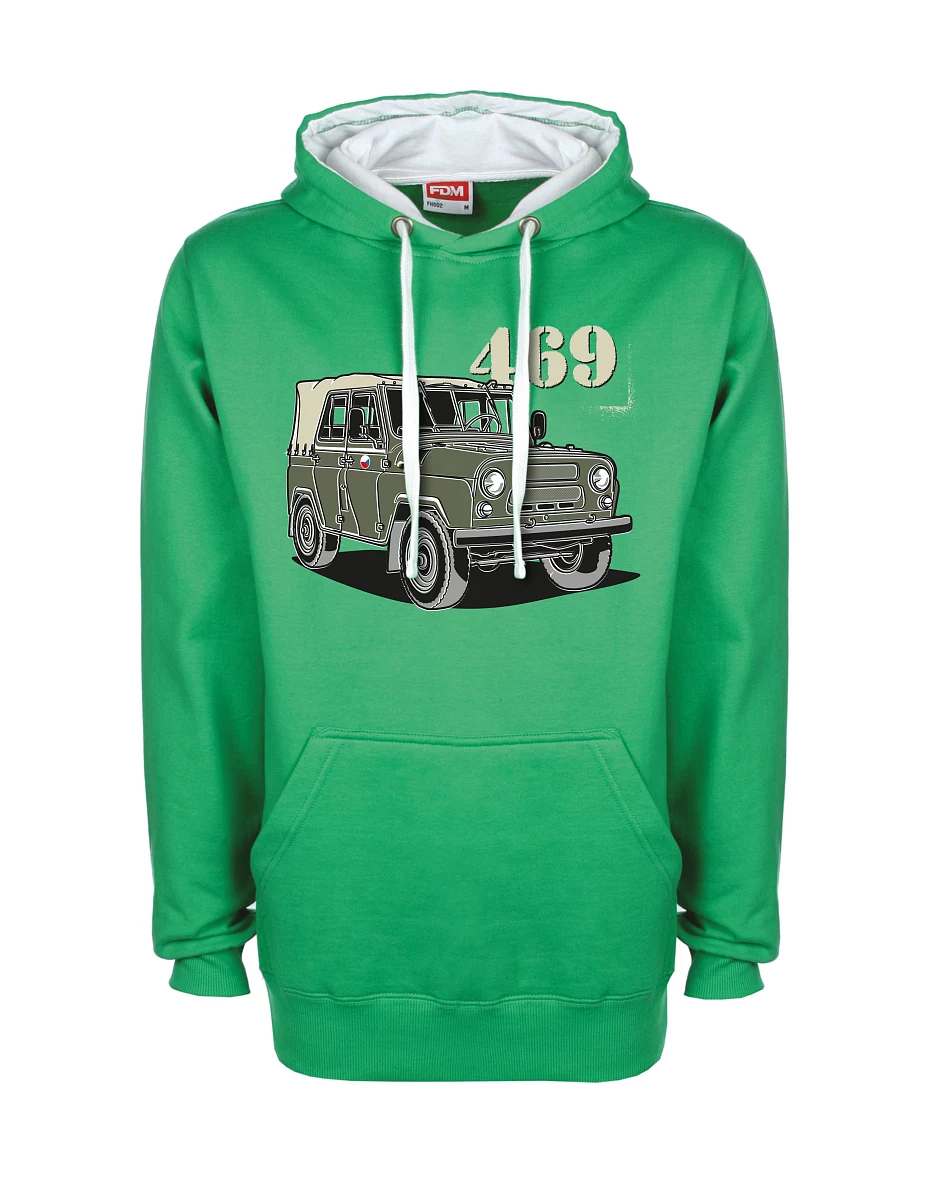 Bluza biało-zielona UAZ 469 Czeska flaga