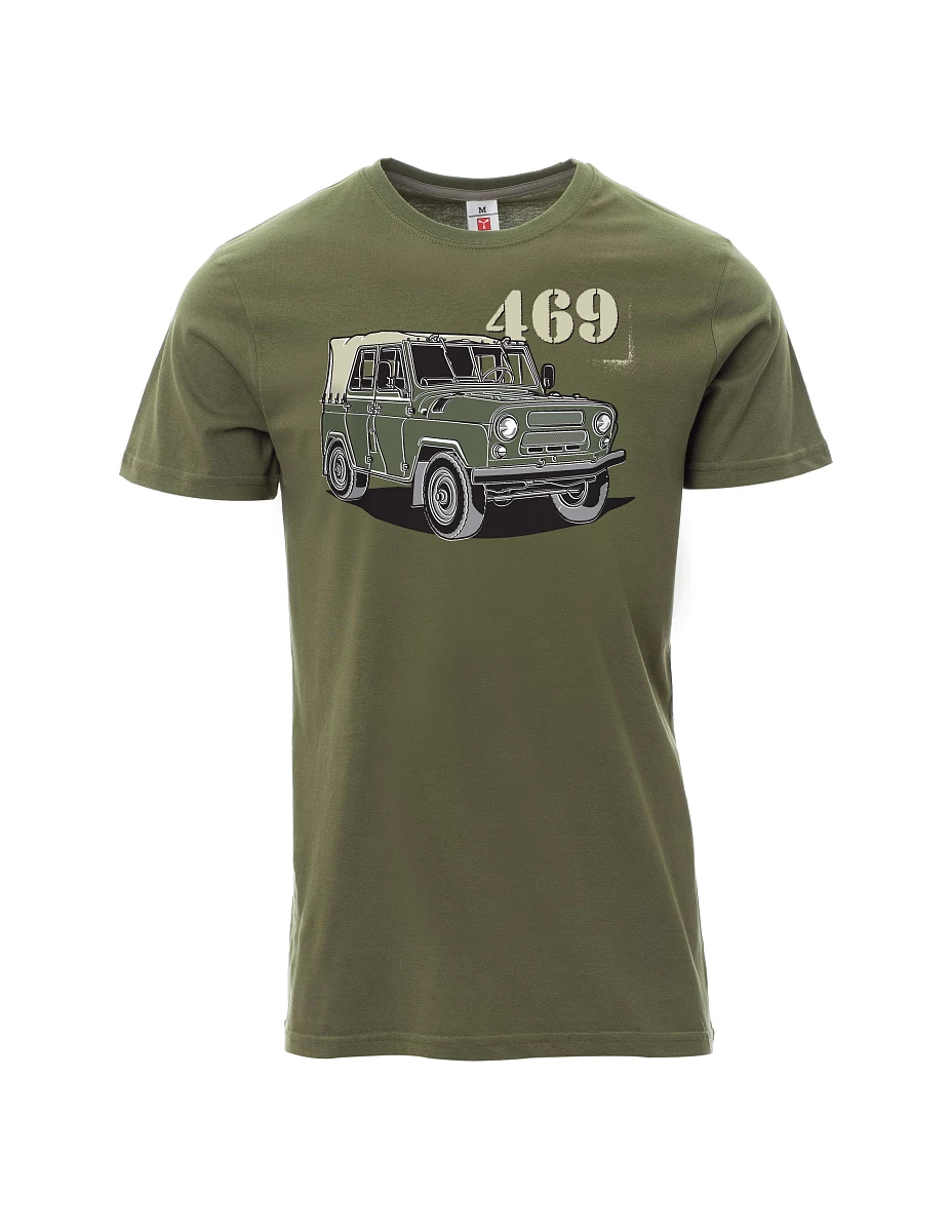 Męski t-shirt khaki UAZ 469