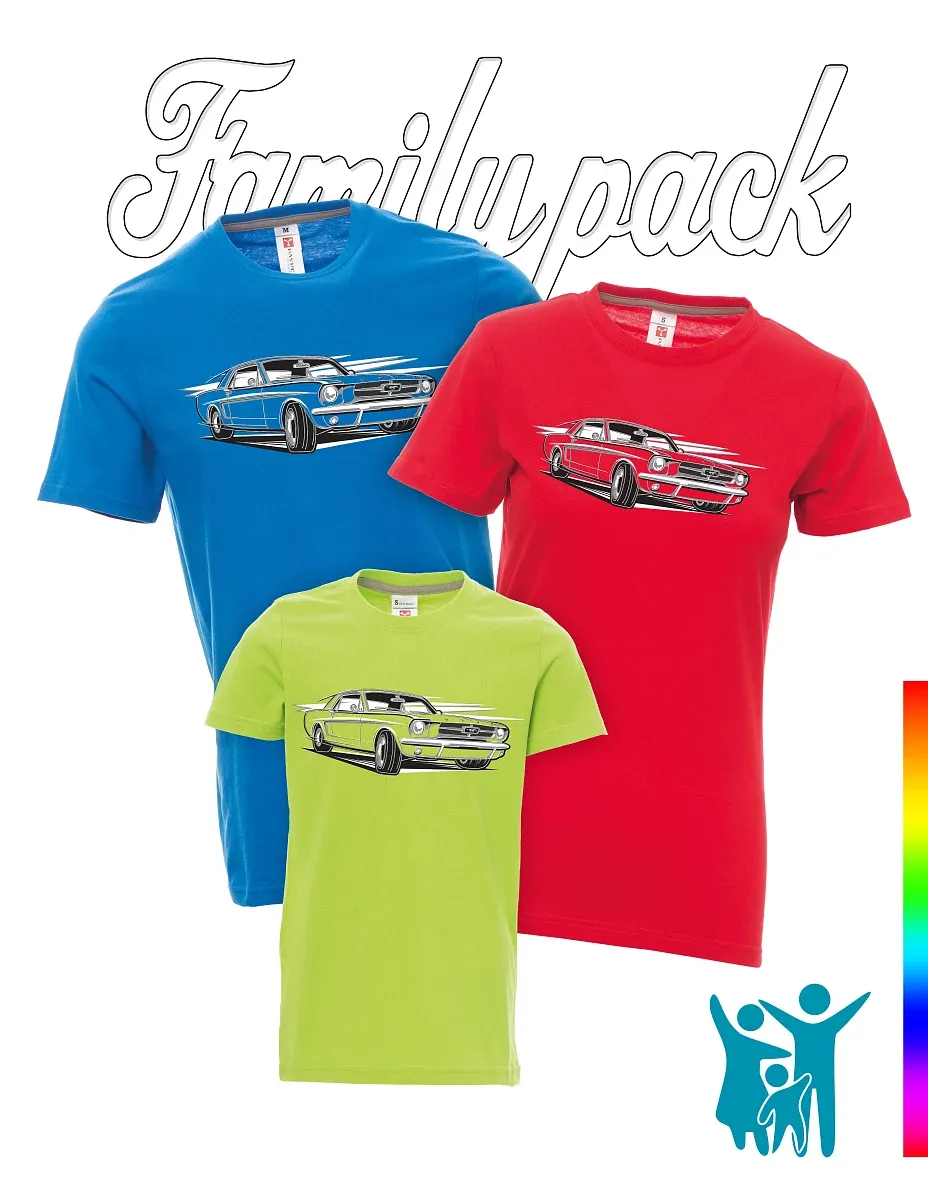 Rodzinny zestaw koszulek Mustang