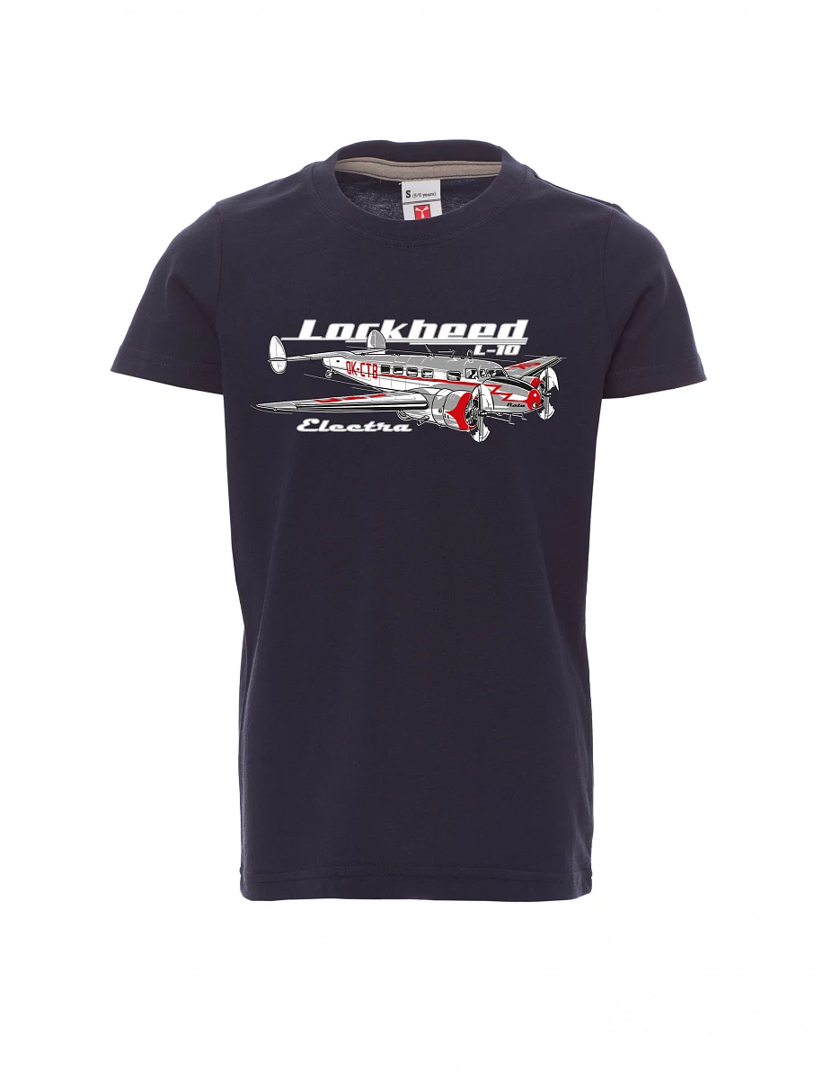 Dziecięcy t-shirt navy Lockheed L-10