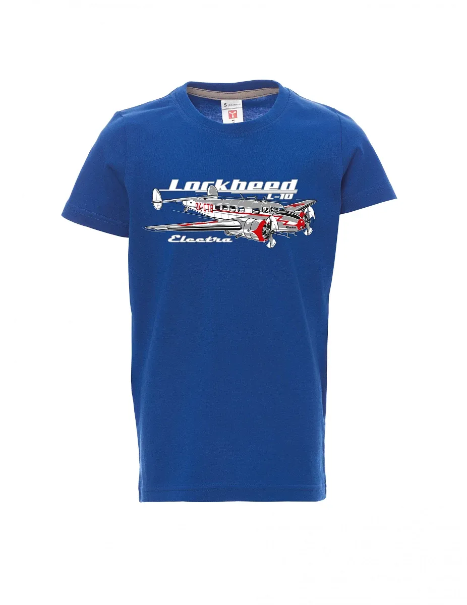 Dziecięcy t-shirt niebieski Lockheed L-10