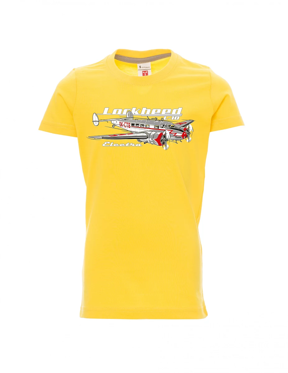 Dziecięcy t-shirt żółty Lockheed L-10
