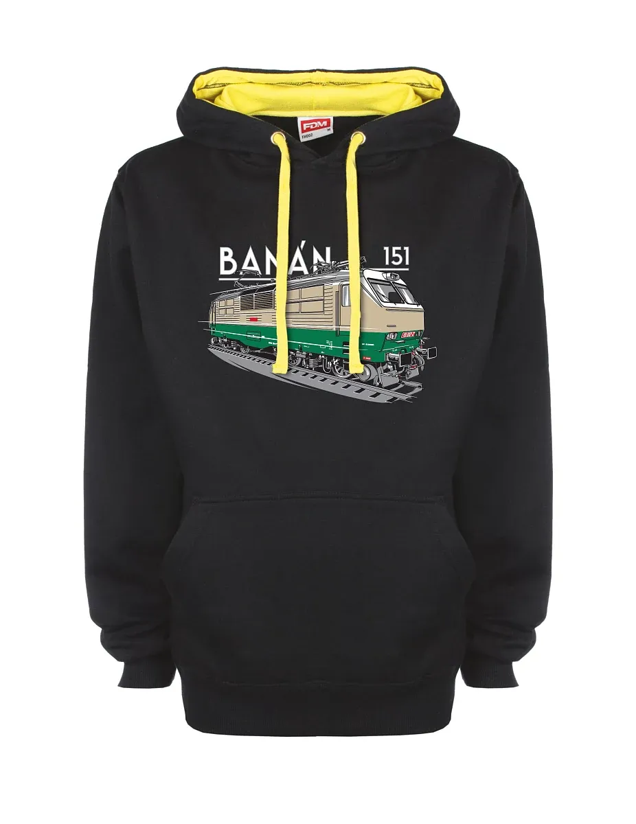 Bluza żółto -czarna Lokomotywa elektryczna 151 "banan"