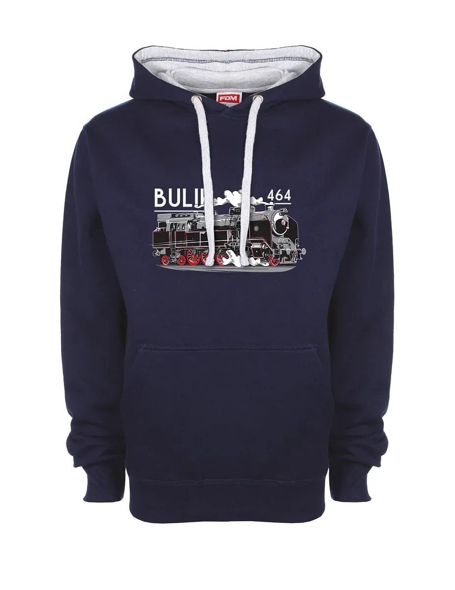 Bluza szaro-królewsko niebieska Lokomotywa 464