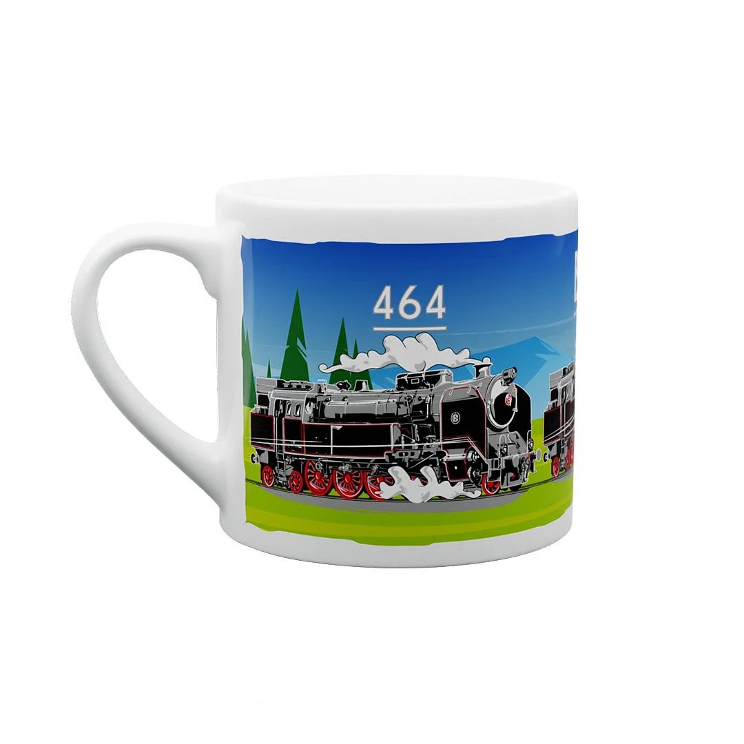 Ceramiczny kubek Lokomotywa 464  170 ml