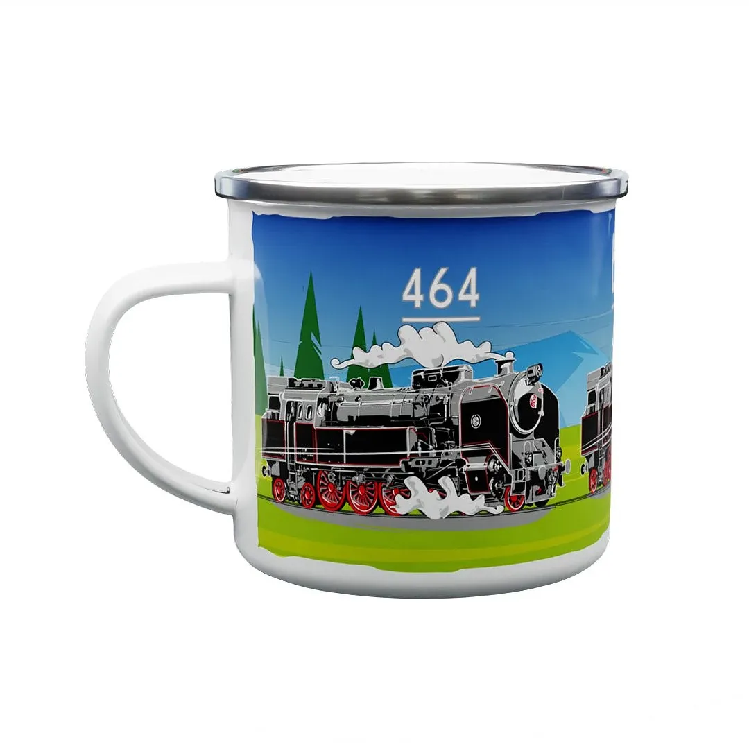 Kubek emaliowany Lokomotywa 464  330 ml