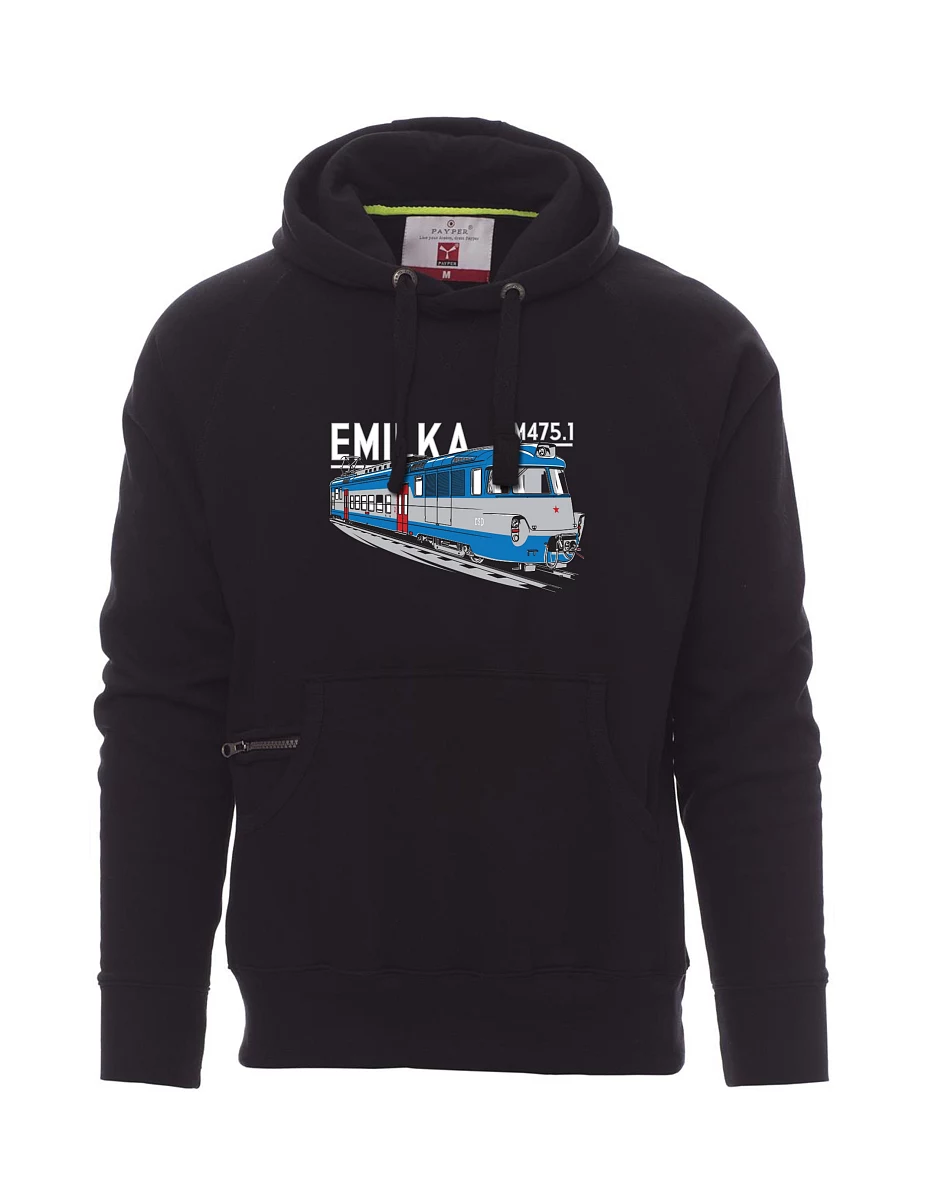 Męska bluza czarna Agregaty elektryczne 475,1