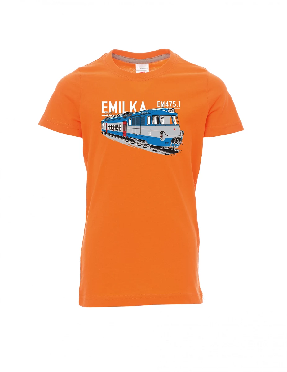 Dziecięcy t-shirt pomarańczowy Agregaty elektryczne 475,1