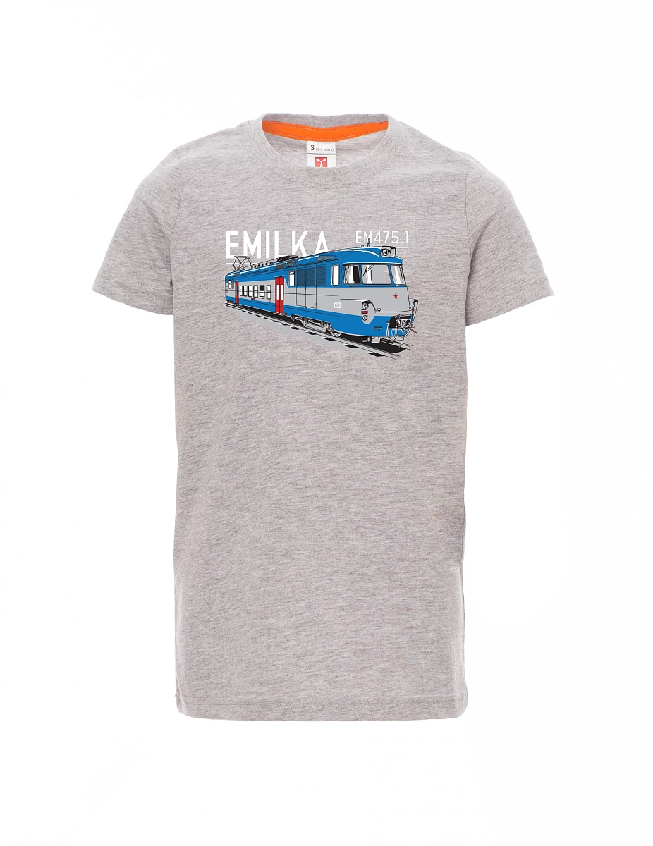 Dziecięcy t-shirt szary melange Agregaty elektryczne 475,1