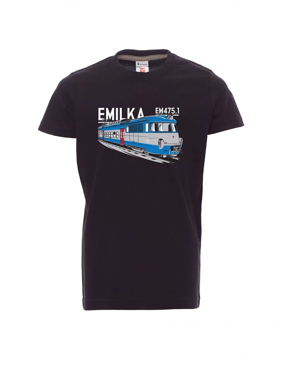 Dziecięcy t-shirt czarny Agregaty elektryczne 475,1