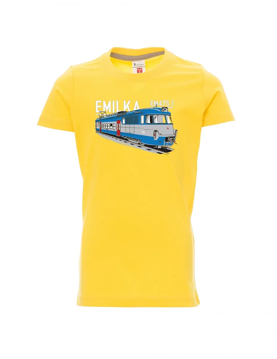 Dziecięcy t-shirt żółty Agregaty elektryczne 475,1