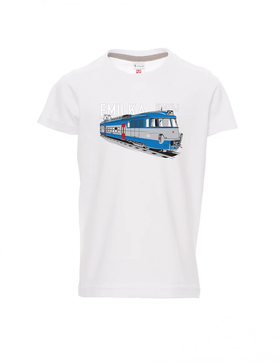 Dziecięcy t-shirt biały Agregaty elektryczne 475,1