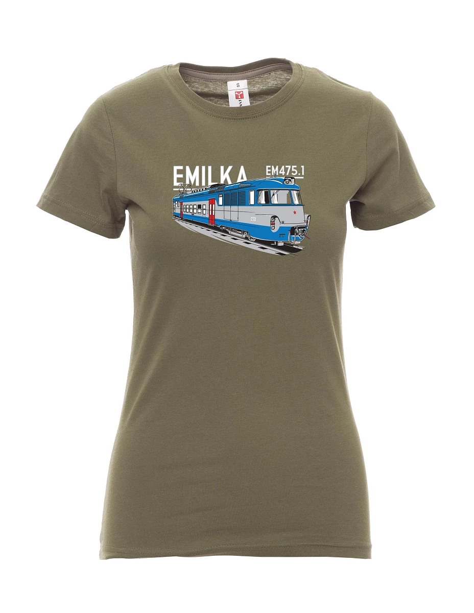 Damski t-shirt khaki Agregaty elektryczne 475,1