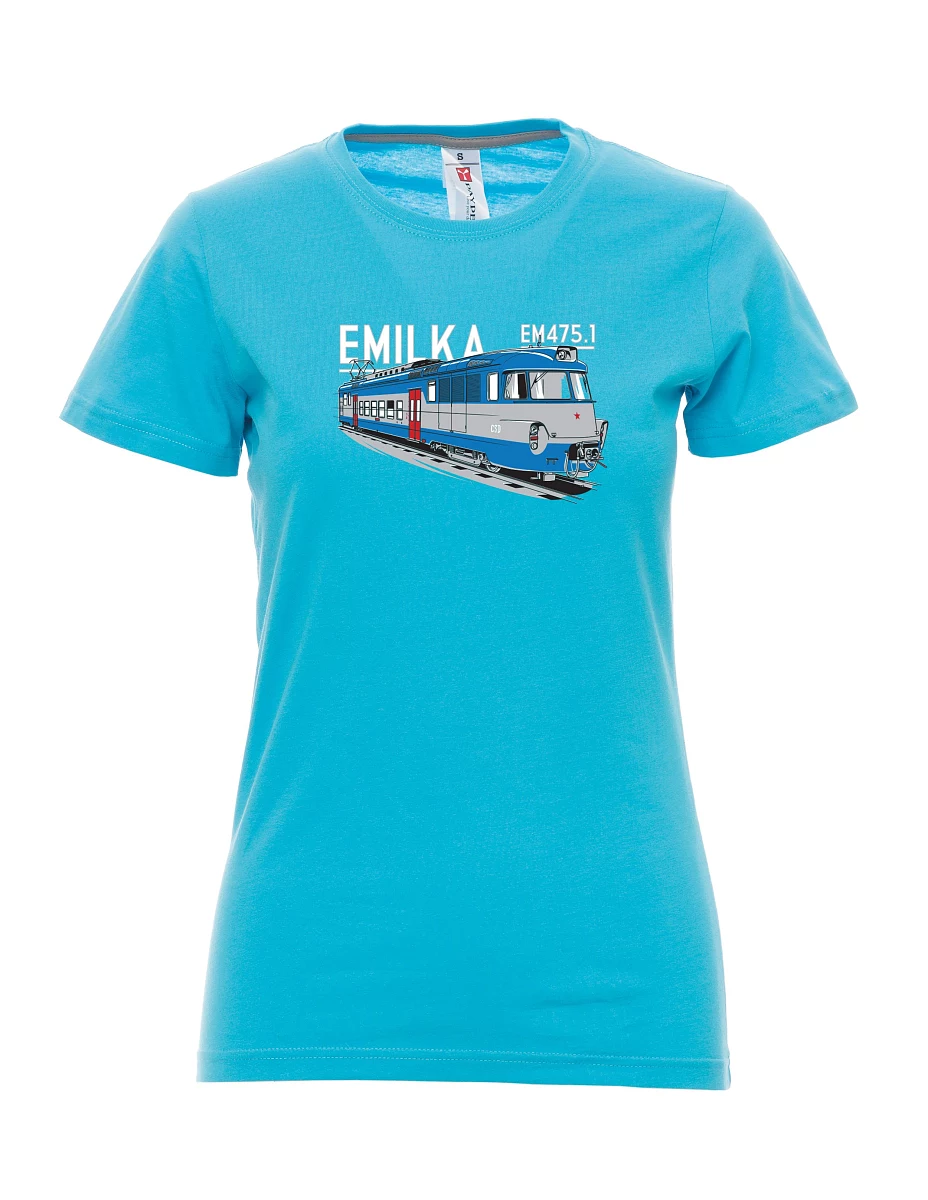Damski t-shirt turkusowy Agregaty elektryczne 475,1