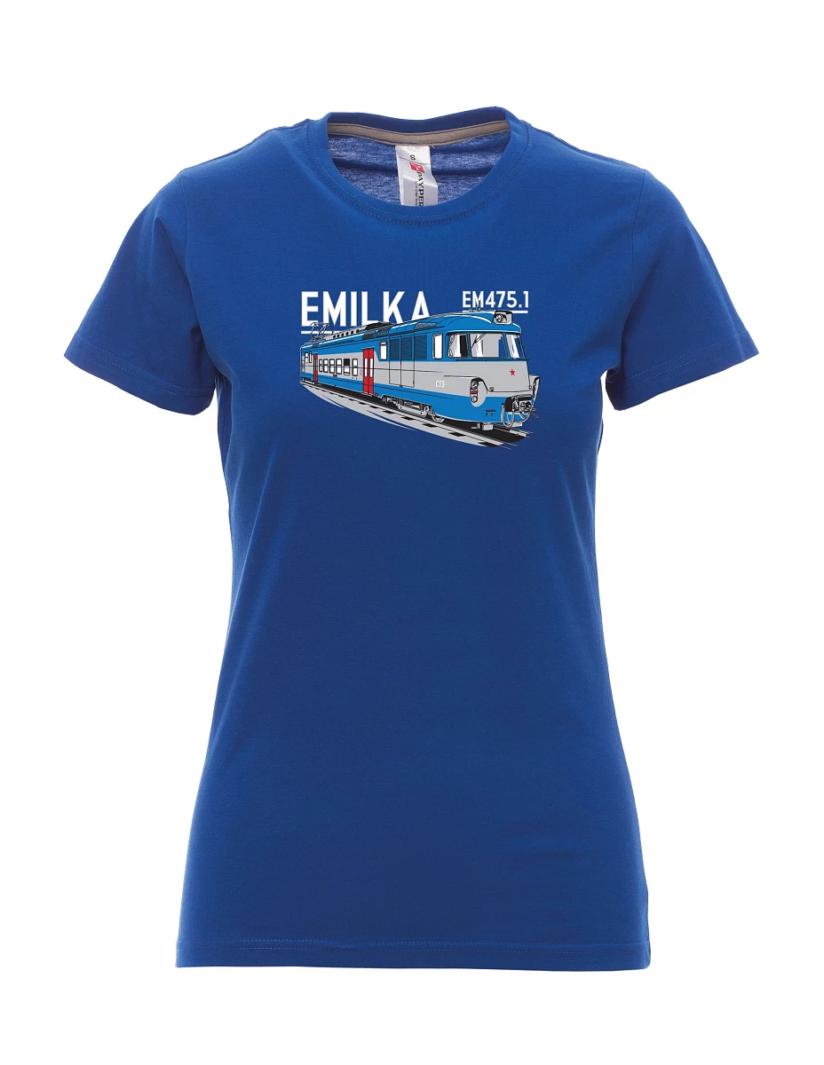 Damski t-shirt królewski niebieski Agregaty elektryczne 475,1