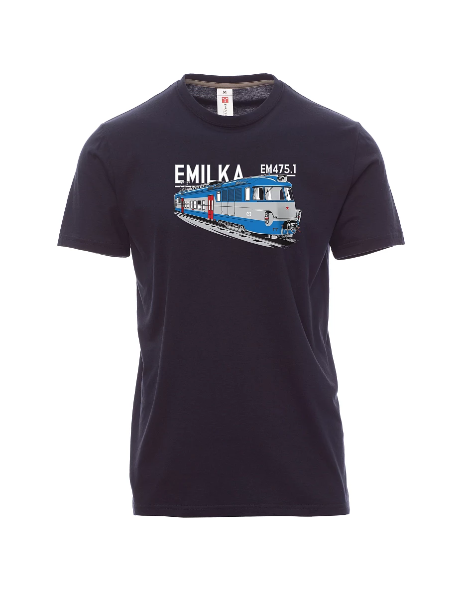 Męski t-shirt marynarka wojenna Agregaty elektryczne 475,1