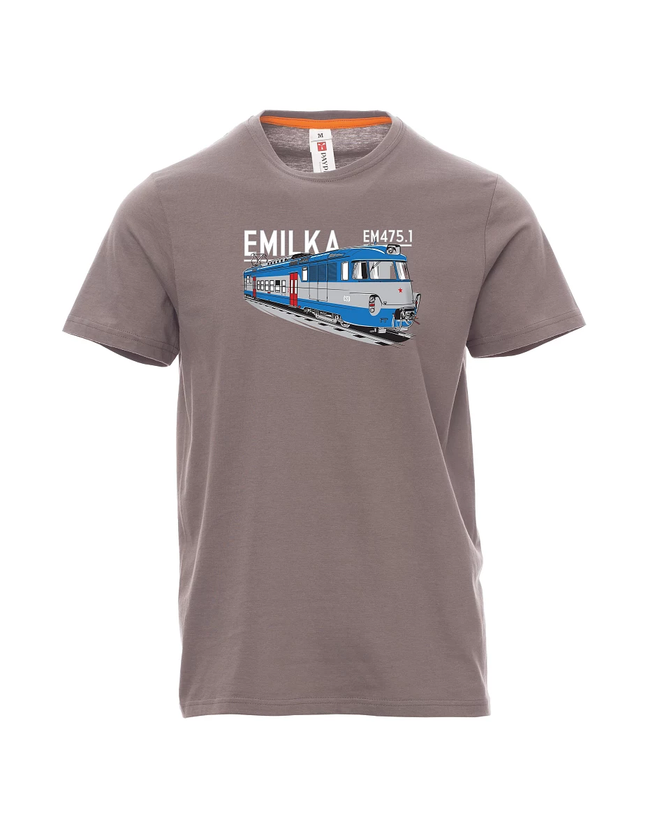 Męski t-shirt stalowa szarość Agregaty elektryczne 475,1