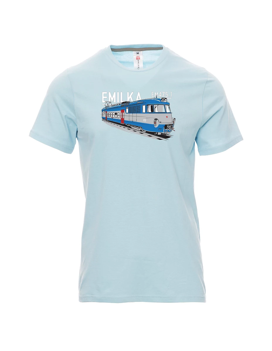 Męski t-shirt jasno niebieski Agregaty elektryczne 475,1