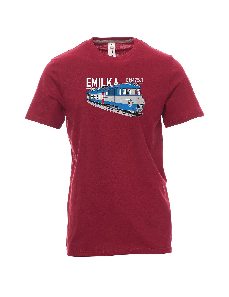 Męski t-shirt czerwony Agregaty elektryczne 475,1