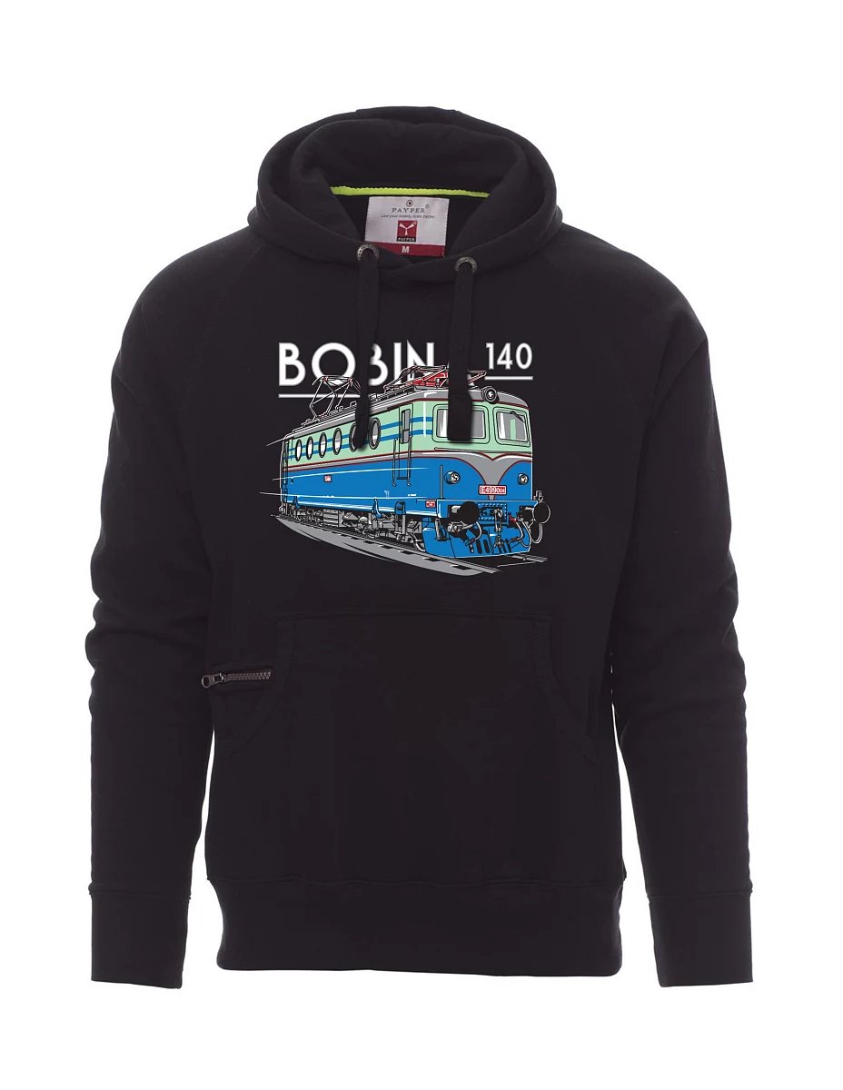 Męska bluza czarna Lokomotywa 140