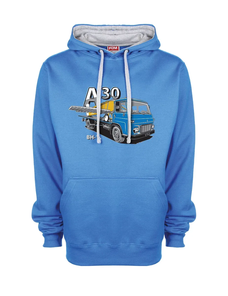 Bluza szaro-niebieska Avia A30 a samolot BH - 1