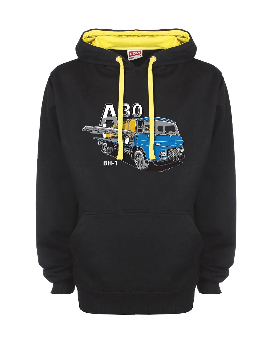 Bluza żółto -czarna Avia A30 a samolot BH - 1