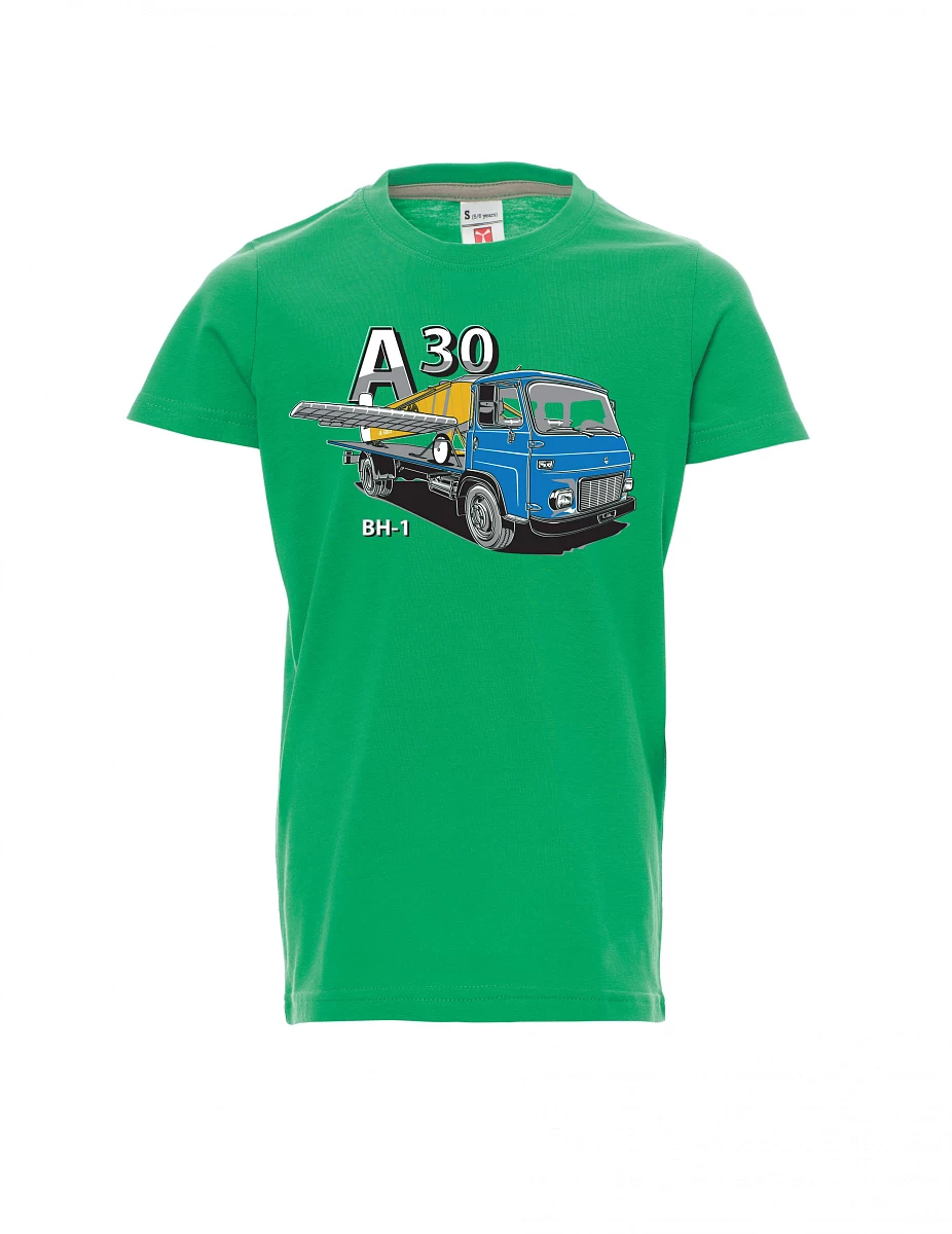Dziecięcy t-shirt zielony Avia A30 a samolot BH - 1