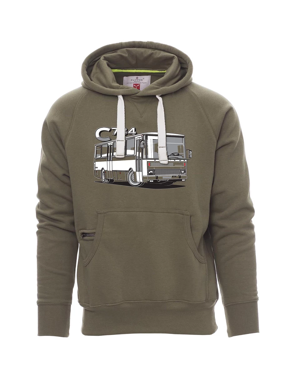 Męska bluza Khaki  autobus C734