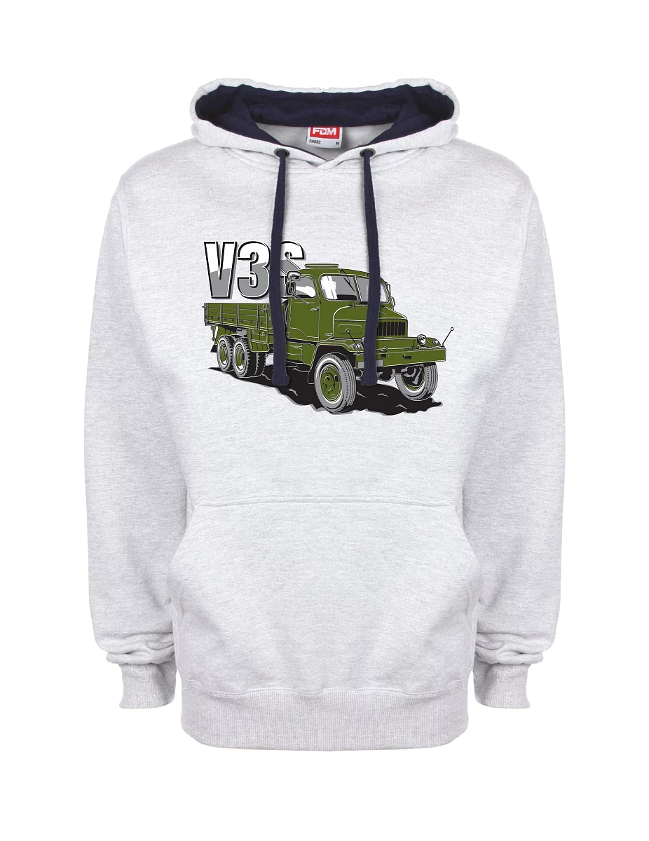 Bluza niebiesko-szara Ciężarówka V3S Ciężarówka z platformą