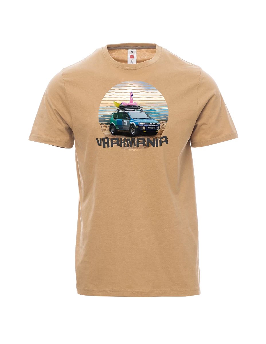 Męski t-shirt brązowy Vrakmania