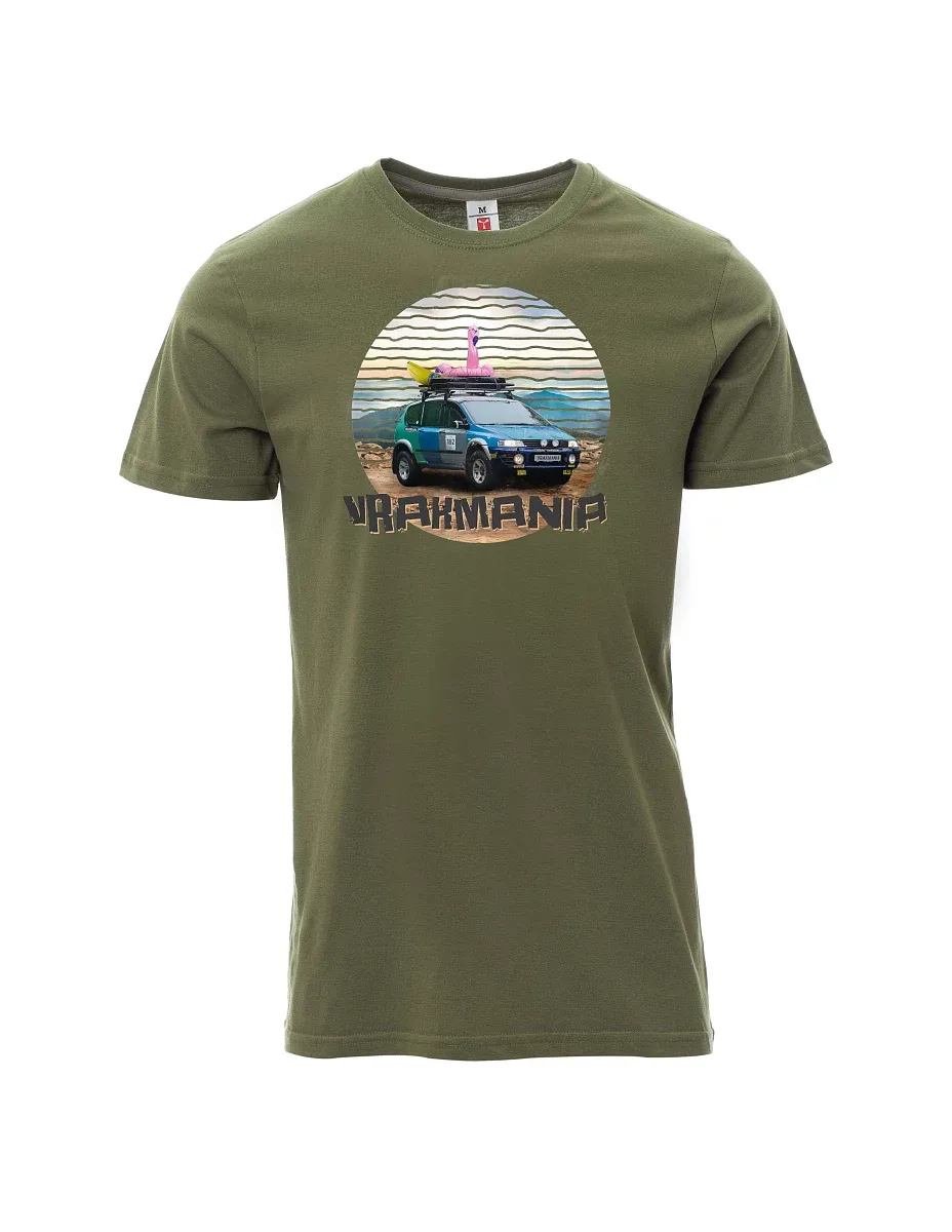 Męski t-shirt khaki Vrakmania