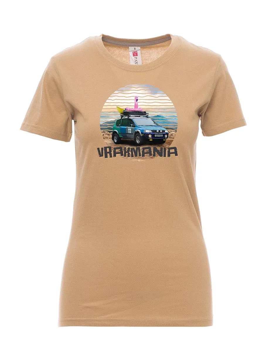 Damski t-shirt brązowy Vrakmania