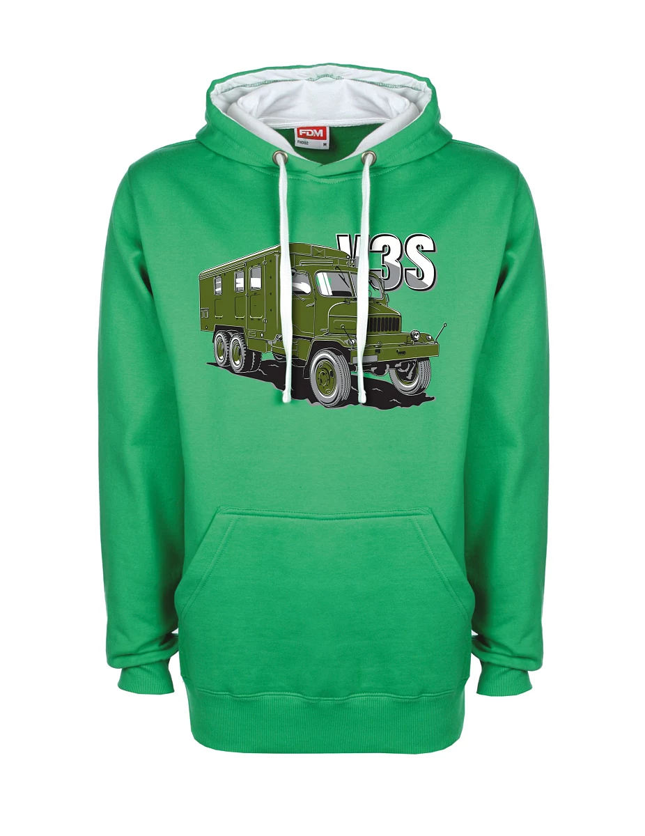 Bluza biało-zielona Ciężarówka V3S  Gabinet