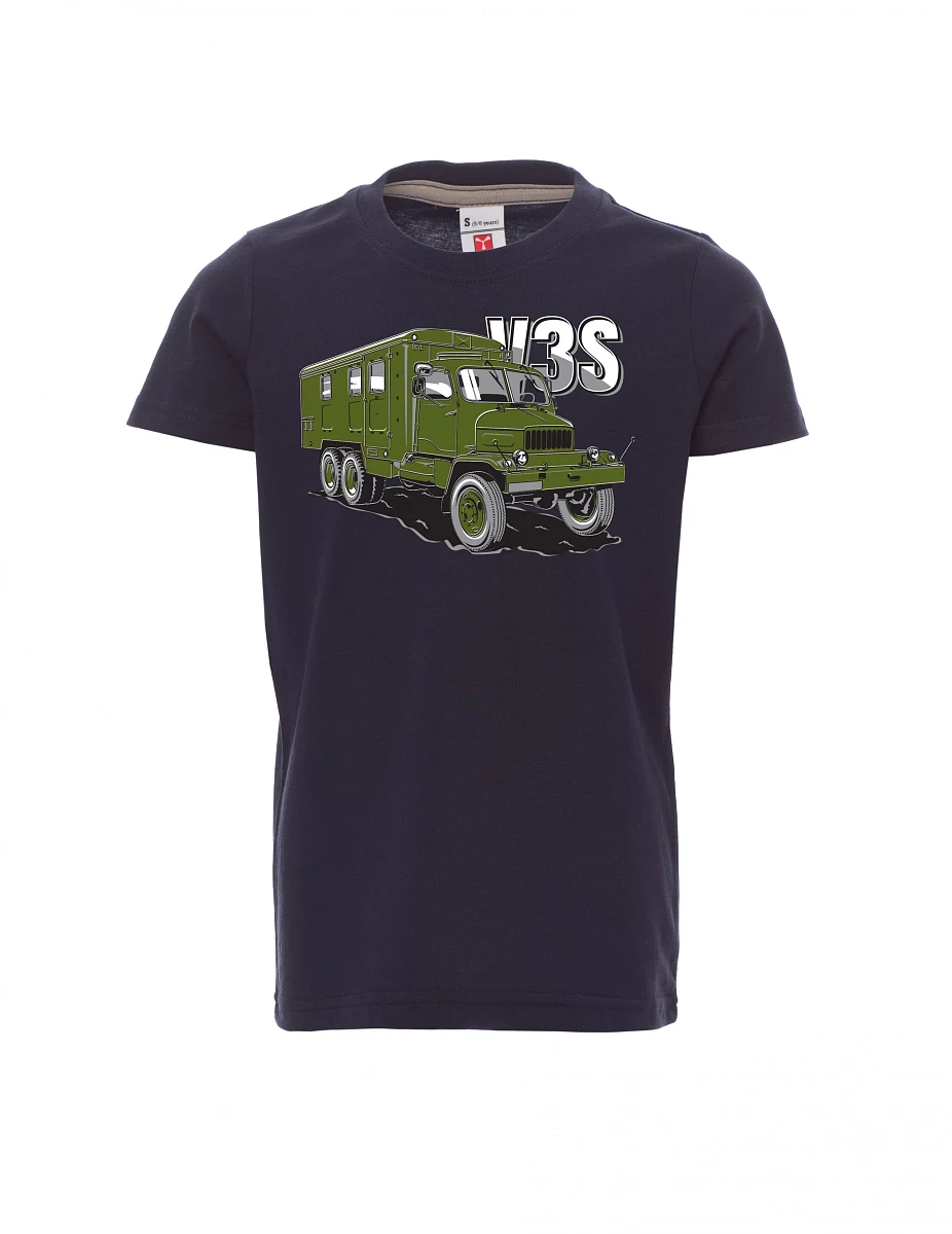Dziecięcy t-shirt navy Ciężarówka V3S  Gabinet
