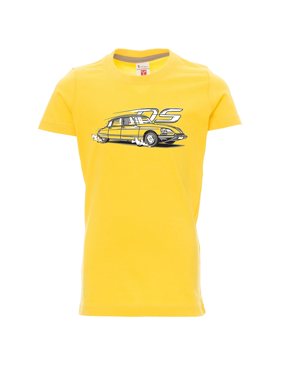 Dziecięcy t-shirt żółty francuski weteran DS