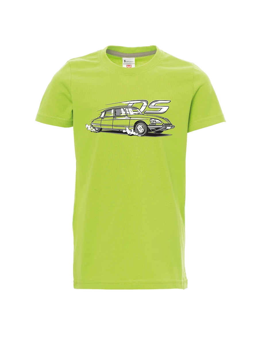 Dziecięcy t-shirt jasno zielony francuski weteran DS