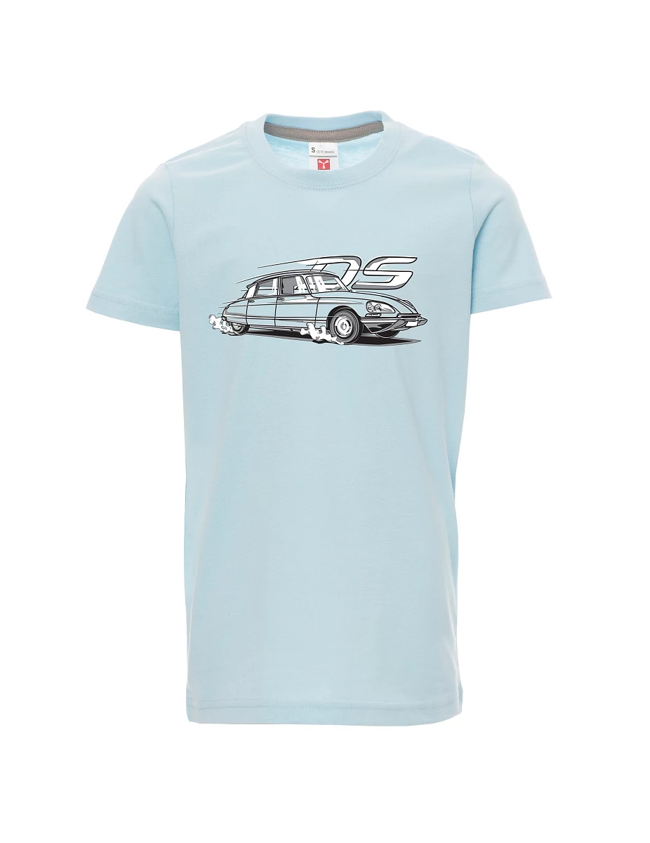 Dziecięcy t-shirt niebieski francuski weteran DS