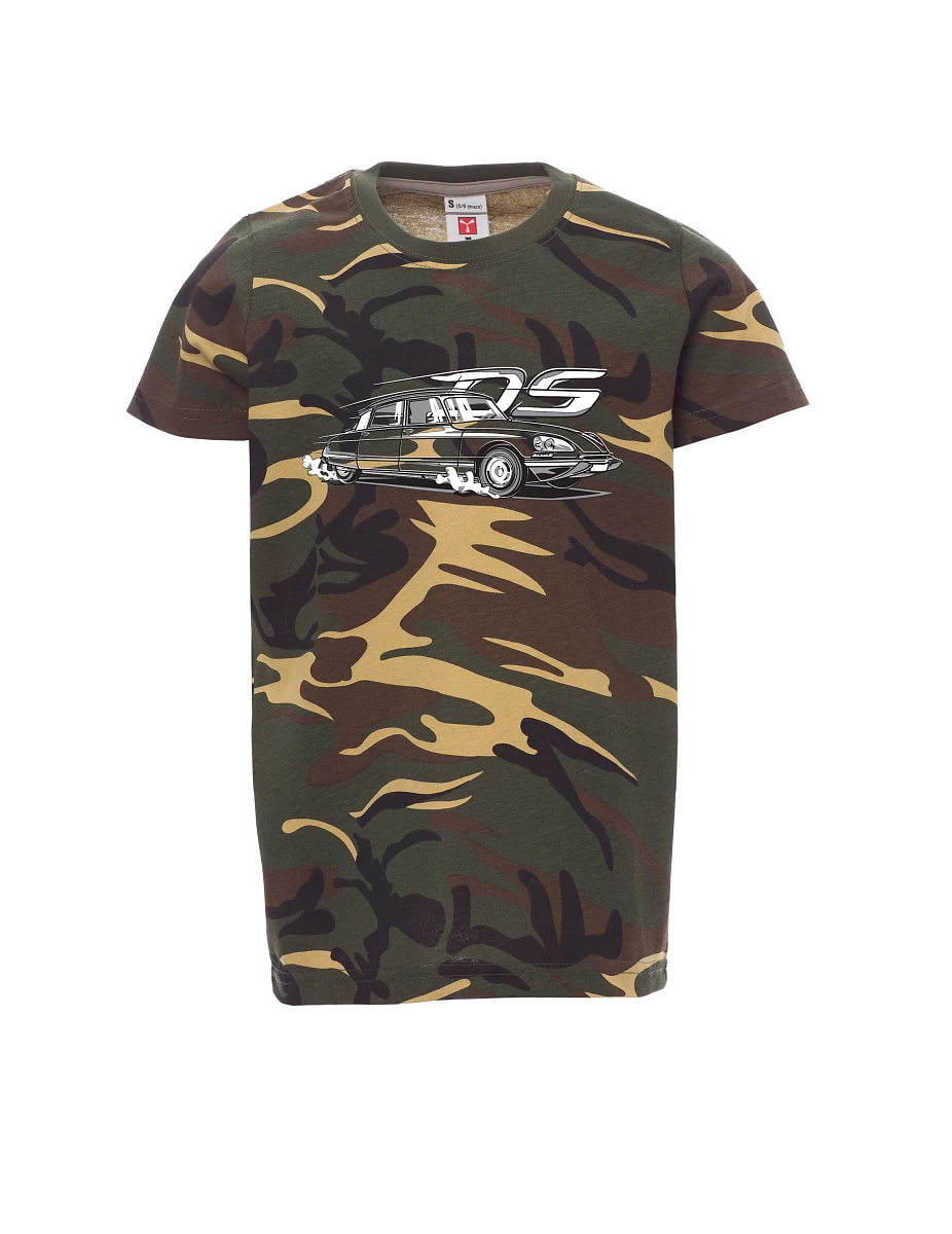 Dziecięcy t-shirt kamufla francuski weteran DS