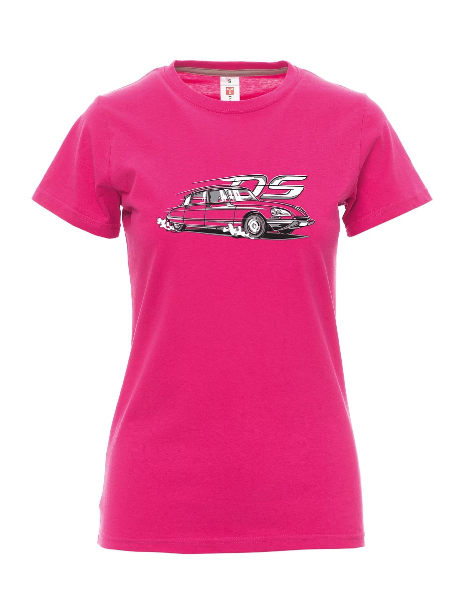 Damski t-shirt różowy francuski weteran DS