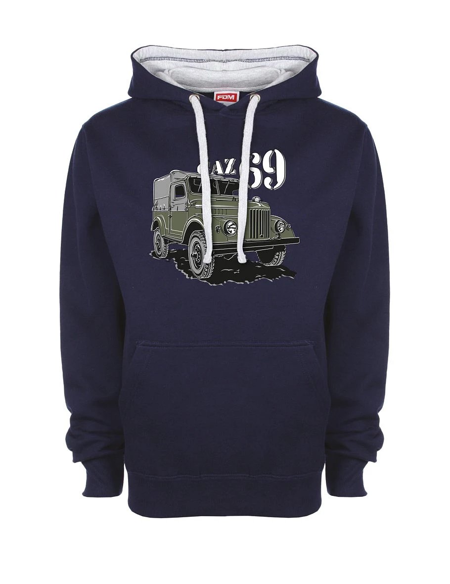 Bluza szaro-królewsko niebieska GAZ 69